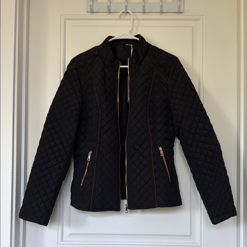 Bellivera Stylish Black Quilted Puffer Jacket